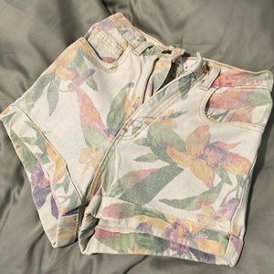 American Apparel High Waisted Cuff Shorts